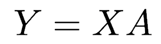 all principal components, matrix notation