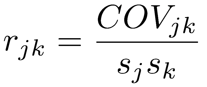 correlation coefficient