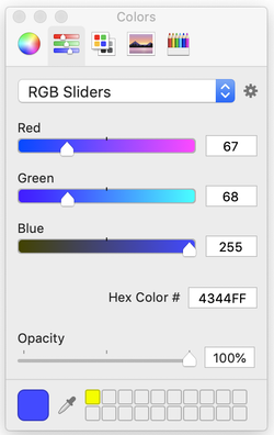 macOS color picker