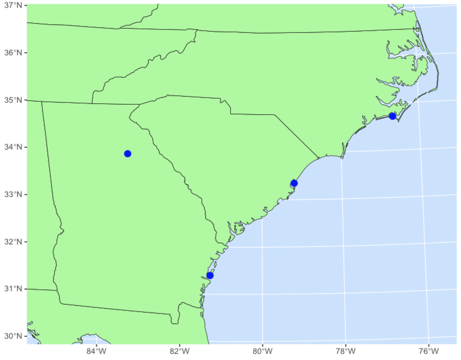 southeastMap